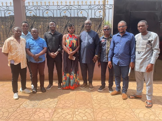 Group picture with Giyo Ndzi, Freelance journalist, Tech Enthusiast & Budding Digital Rights Advocate