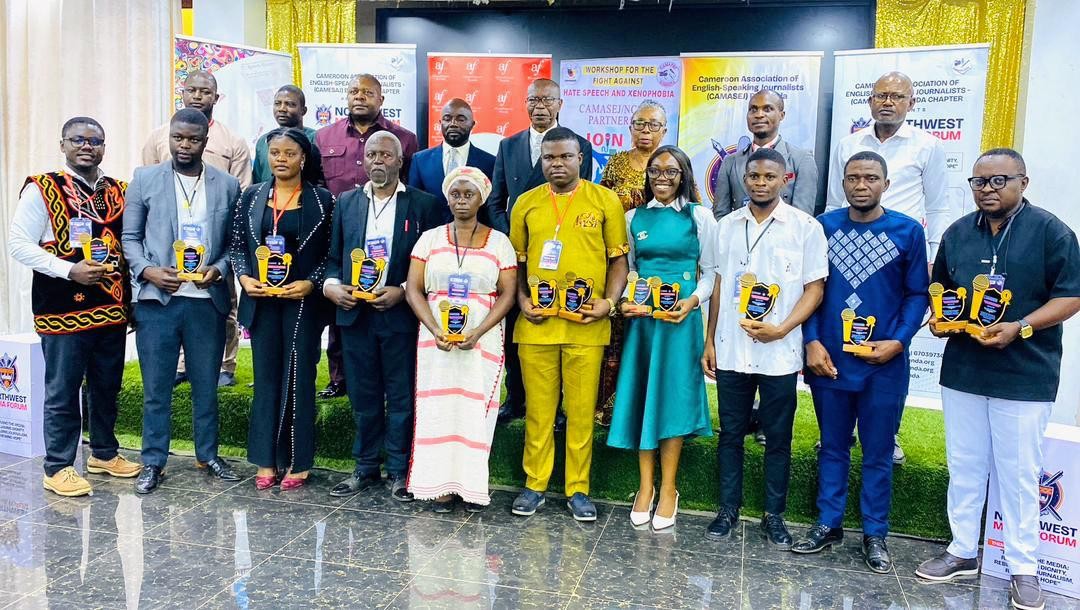 Laureates of the CAMASEJ maiden North West Media Forum