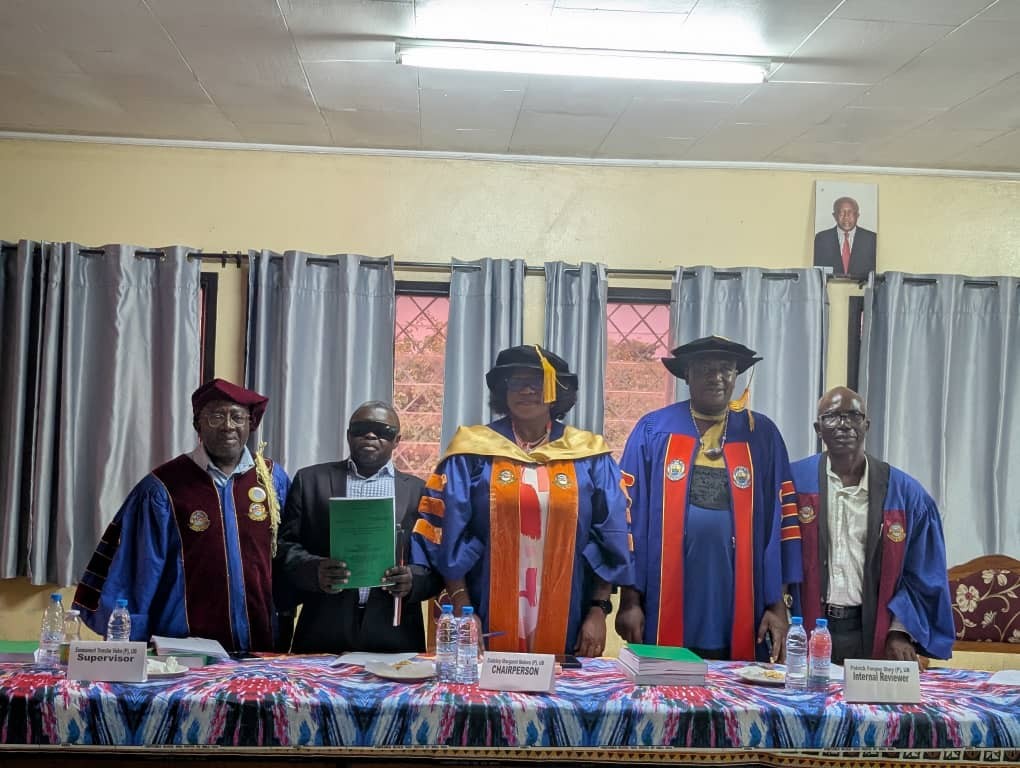 University of Buea: Ngong Peter Defends Thesis On Disability Inclusion